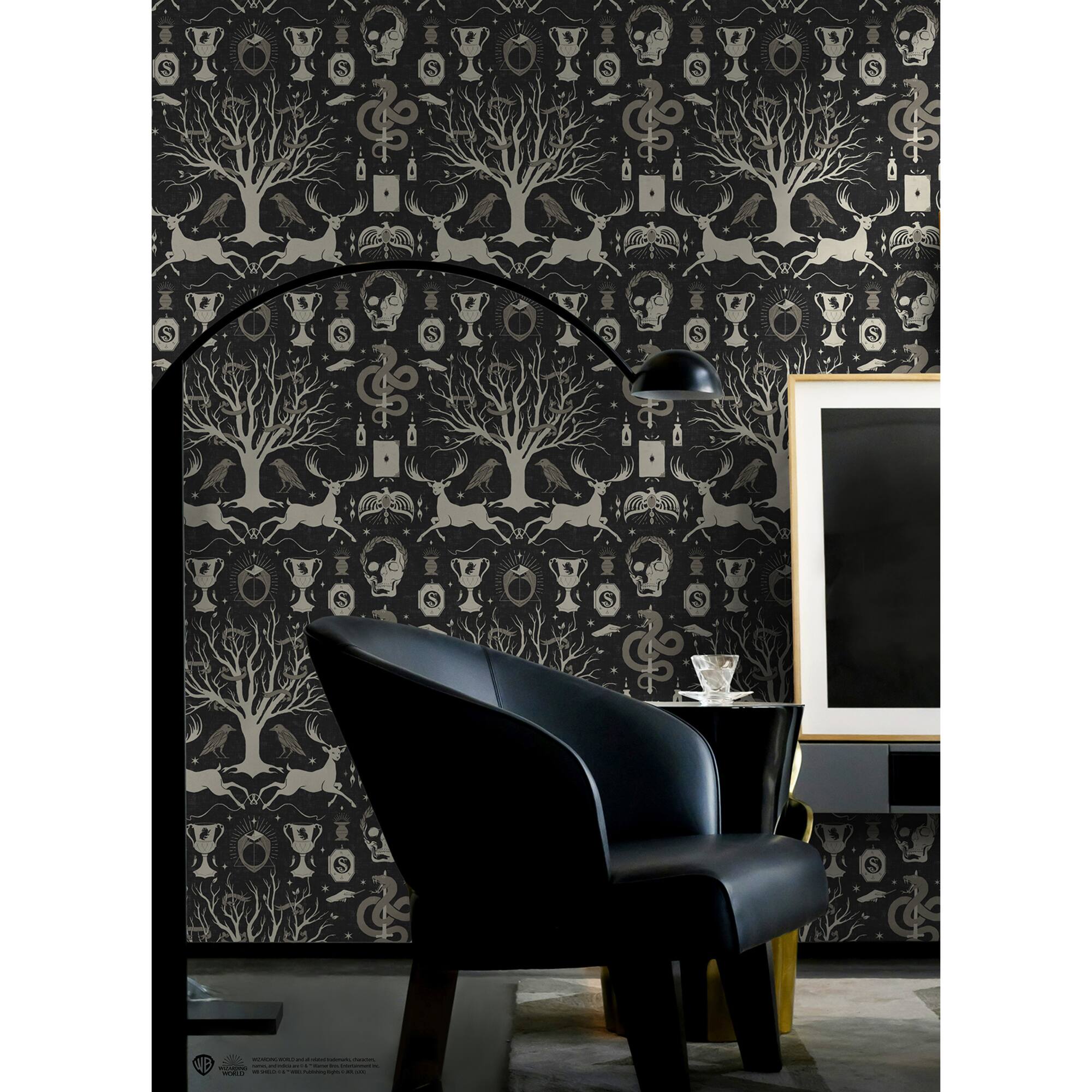 RoomMates Harry Potter Horcrux Damask Peel & Stick Wallpaper